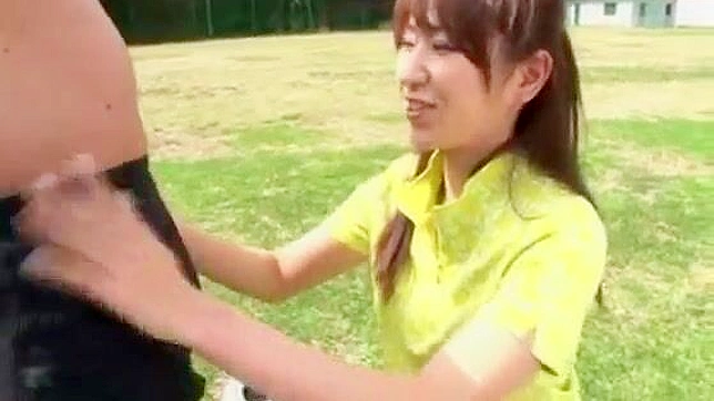 Erotic Assault on the Green: Golf Coach's Secret Act with Young Asian
