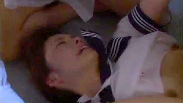 Asian Schoolgirl Wild Sex with Classmates in Knockout Porn Video