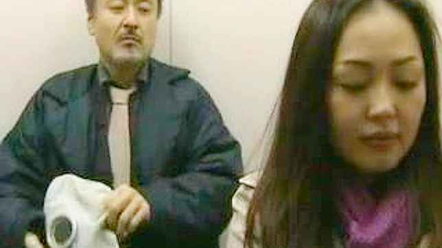MILF in Deep Sleep - A Creepy Encounter in an Elevator with Asians Flavor
