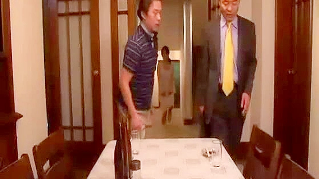 Asians Wife Wild Encounter with Boss after Hubby Drunken Passout