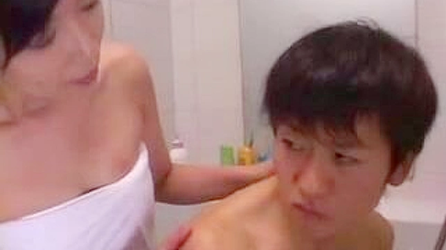 Steamy Mother-Son Soap Sesh in Japan