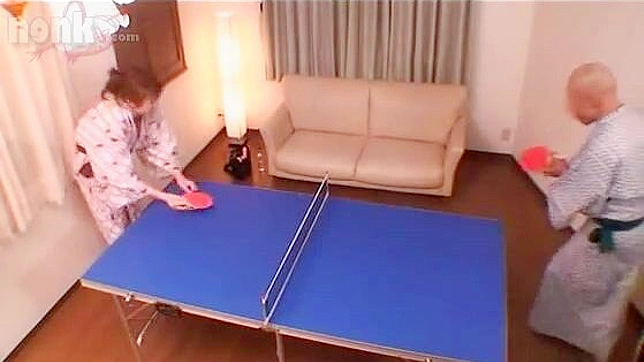 JAV Porn Video - Table Tennis Game Turns Into Hot Sex