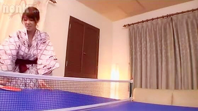 JAV Porn Video - Table Tennis Game Turns Into Hot Sex