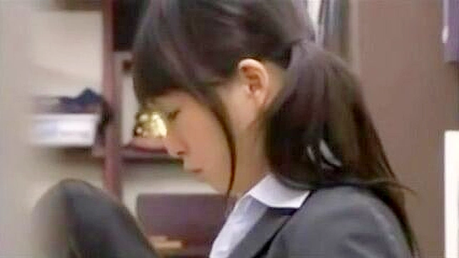 Molestation in the Stacks - A Japanese Girl Secret Desires Unleashed