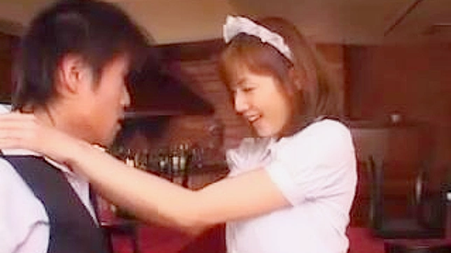 Barmaid Secret Afterhours CFNM with Naughty Bartender Yuma Asami
