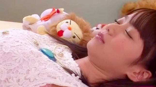 Grope and Fuck Sleepy Teen Asuka Hoshino in Asian Porn Video