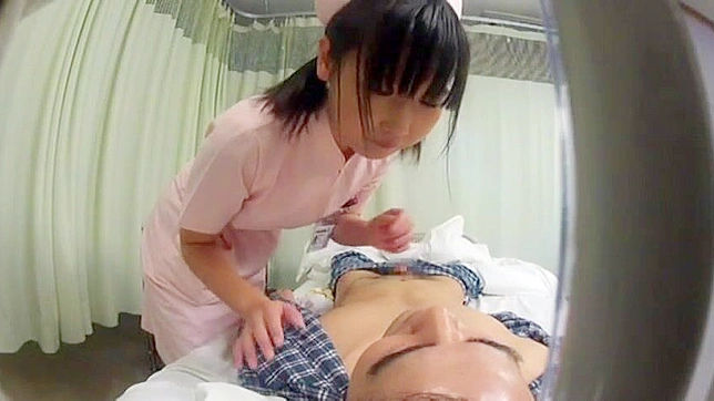 鎮静剤を投与された患者が、若い看護師・中谷美優のAVで驚きの快感を得る