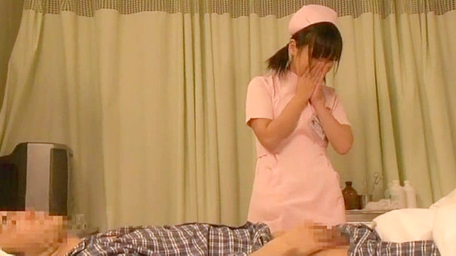 鎮静剤を投与された患者が、若い看護師・中谷美優のAVで驚きの快感を得る