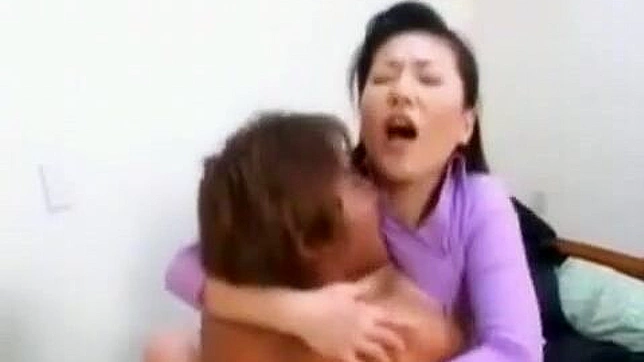 UNCENSORED JAV - Horny MIL Demands son cock and gets it