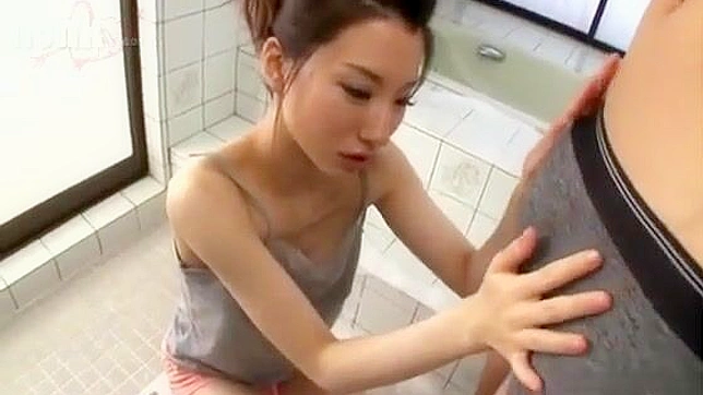 Sister in law forbidden temptation with adorable Yuuki Fuwari in steamy bathroom