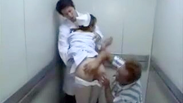 Naughty Nurses in Japan Hospitals - Shocking Elevator Encounter