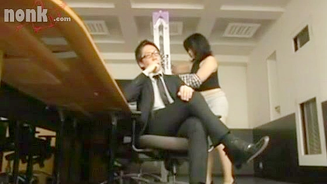 Mature Secretary Yukari Orihara Gets Mobbed by Young Boss in Big Ass Upskirt Porn Video