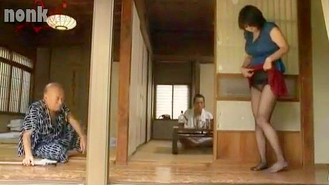 Taboo Family Affair - Daughter in law Yuuki Maeda seduces old father-in-law