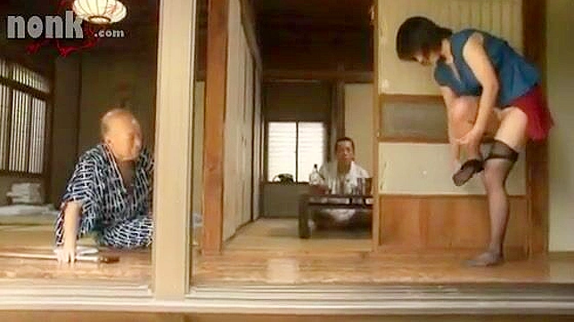 Taboo Family Affair - Daughter in law Yuuki Maeda seduces old father-in-law