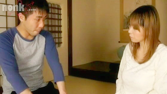MILF Mio Sakuragi Taboo Family affair with her son