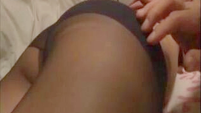 Sister in nylons gets ravaged while sleeping next to passed out wife