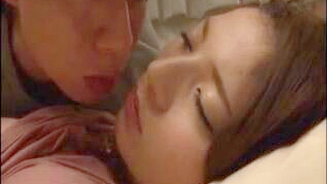 Sister in nylons gets ravaged while sleeping next to passed out wife