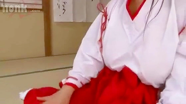 Asians Porn Video - Busty Airi Ai in Kimono Busted Masturbating Gives Blowjob and Titjob UNCENSORED