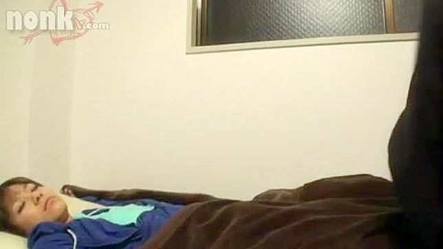 Sexy Slumber Party Surprise with Stoned Sleeping Nippon Teen