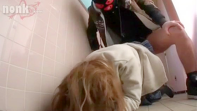 Masked rapist violates innocent teen in public restroom