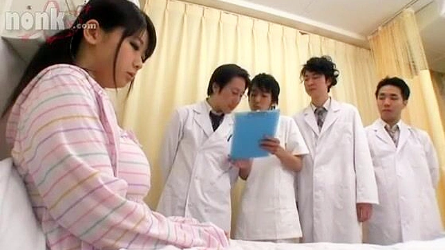 Morning Visit Gone Wild! Busty Teen Aimi Irie Gets Gangbanged by Doctors