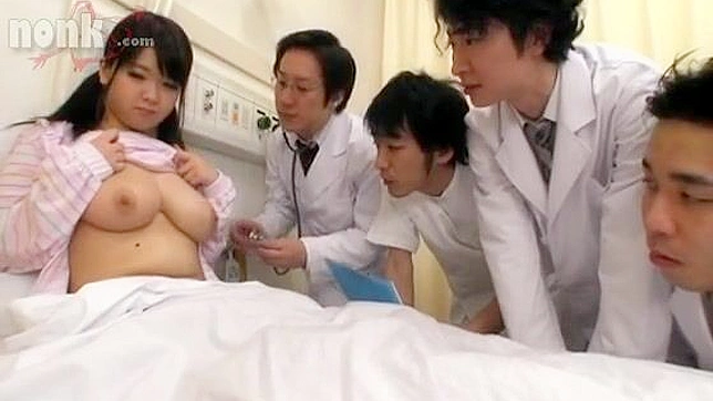 Morning Visit Gone Wild! Busty Teen Aimi Irie Gets Gangbanged by Doctors