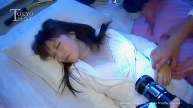 Intruder Gangbang of Sleeping teen next to deaf mom in Japan