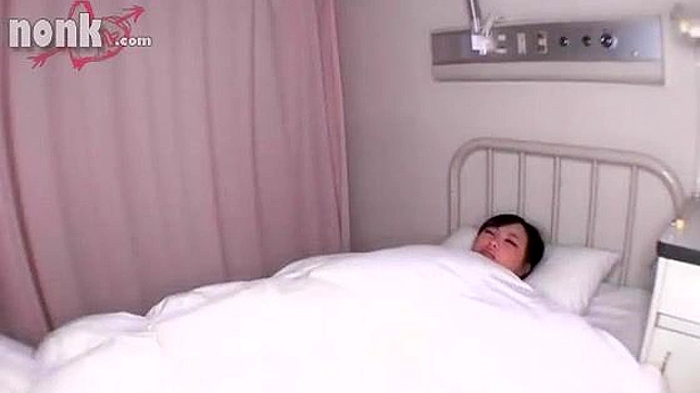 病院内での性犯罪-巨乳患者が睡眠中に他の患者に体を触られる