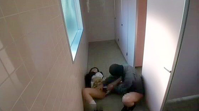 Masked Man ravishes teen schoolgirl in public toilet