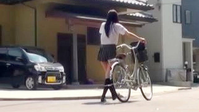GangBanged on her way home from school - Coed teen wild ride