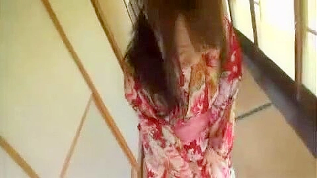 UNCENSORED Creampie for Hitomi Sweet Pussy in Kimono