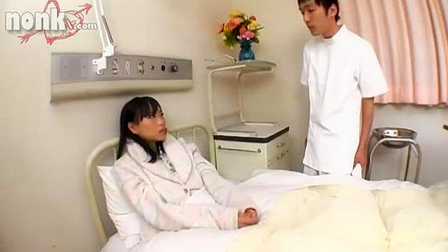 Busty Nurse Akane Yoshinaga Takes Care of Immobile Patient in Hospital