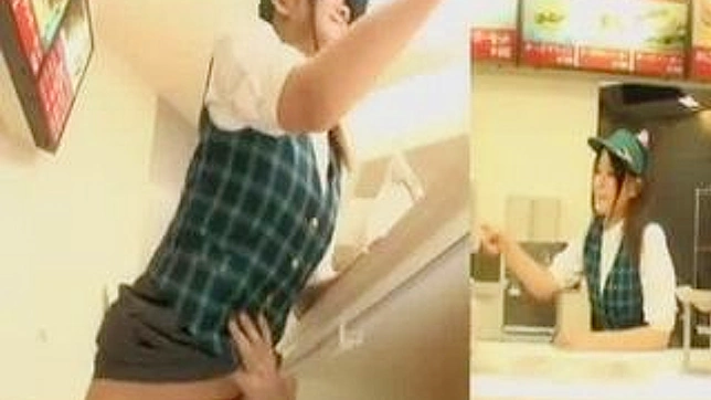Sexy Miku Asaoka Serves Up Sizzling Action at Local Fast Food Joint