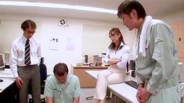 Chisato Secret Desires Fulfilled by Janitors in this Japanese Porn Video