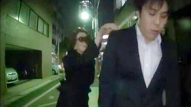 UNCENSORED Milf Stalker Marina Matsumoto Cornering Young Guy in Elevator