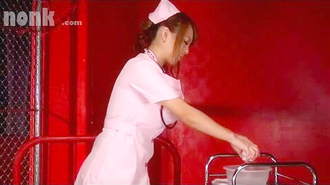 Busty Nurse Hitomi Tanaka Is Taking Good Care of Her Patient