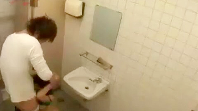 Rough Asian Fantasy with Screaming  Teeth Clenching girl in Toilet