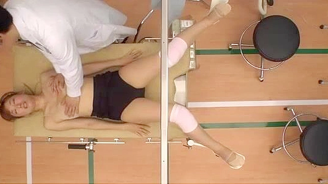 JAV Gymnast Intimate Examination Ends in Rough Sex