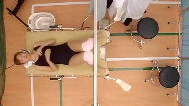 JAV Gymnast Intimate Examination Ends in Rough Sex