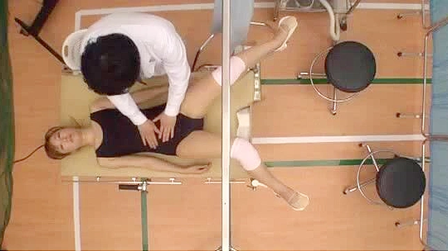 JAV Gymnast Intimate Examination Ends in Rough Sex