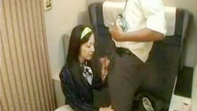 Asian Train Stewardess Naughty Punishment