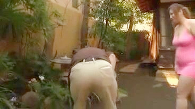 Chubby Milf Gets Pounded by Gardener in her Garden