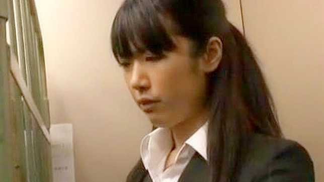 Wild Warehouse Fuck with Japanese Beauty in Elevator