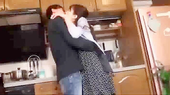 Caught in the Act! Sibling Secret Affair heats up in the kitchen.