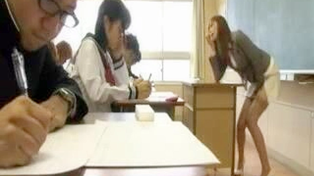 JAV Schoolgirl Gets Naughty With Her Teacher During Class
