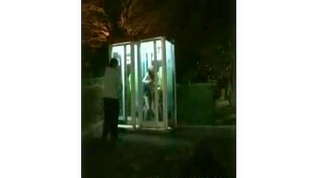 Telephone Booth Temptation - Poor Woman Groped by Stranger in Japan