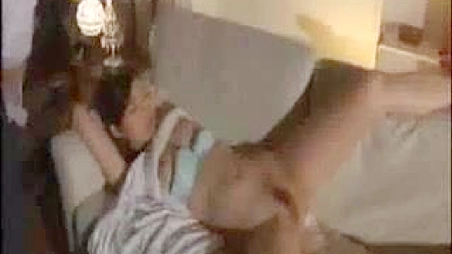 Crazy Dad Uses Sleeping girlfriend daughter in wild threesome