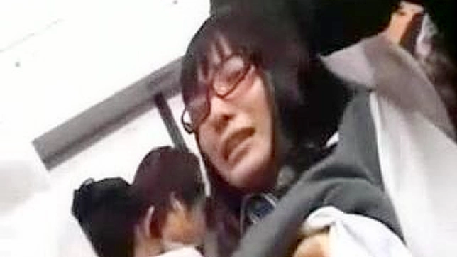 Grope in a bus - young Japanese teen wild ride