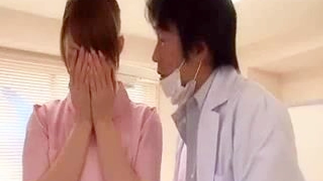 Humiliating Moment for Oriental Nurse in Front of Patient and doctor