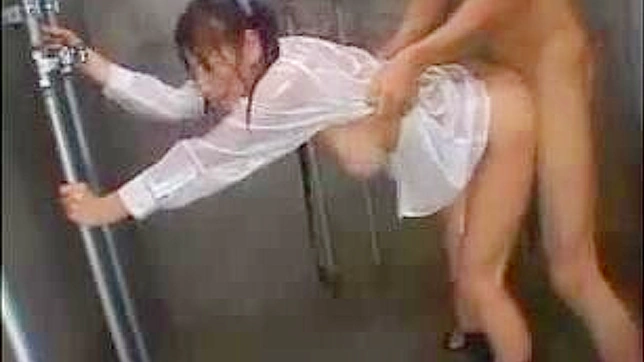 Sexy Nippon Babe Gets Wet and Wild in Steamy Bathroom Romp